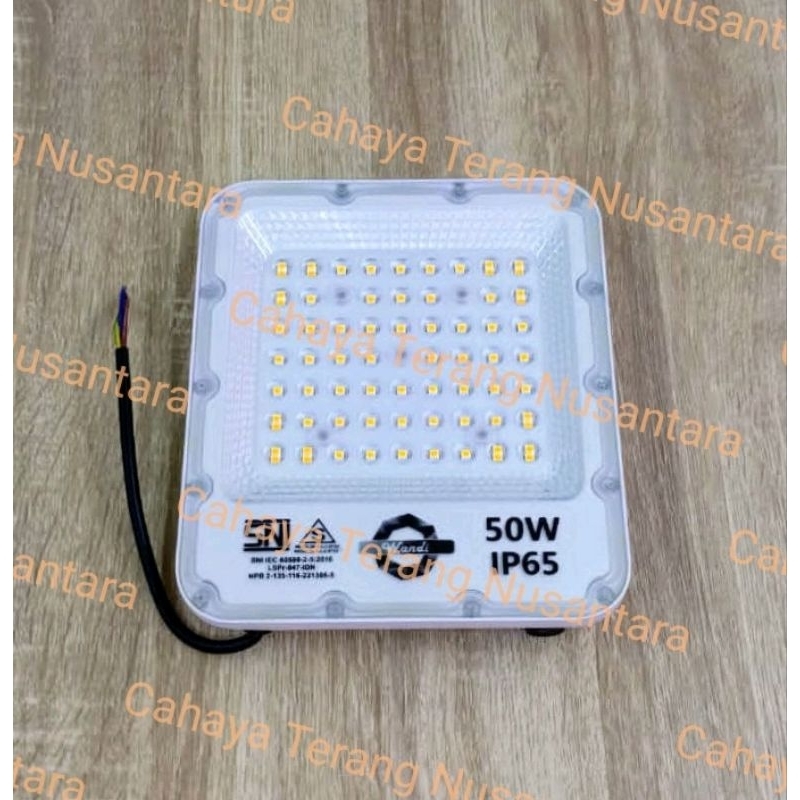 Lampu sorot 50w kuning Wandi lampu tembak 50w kuning Wandi lampu sorot led 50 watt wandi