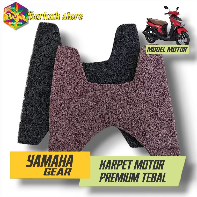 KARPET MOTOR YAMAHA GEAR ALAS KAKI MOTOR YAMAHA GEAR KARPET PIJAKAN KAKI BAHAN TEBAL YAMAHA GEAR