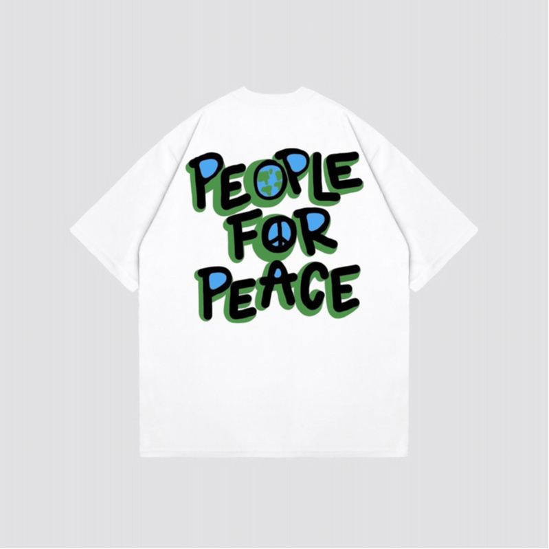 Tshirt Pria Wanita Distro People For Peace