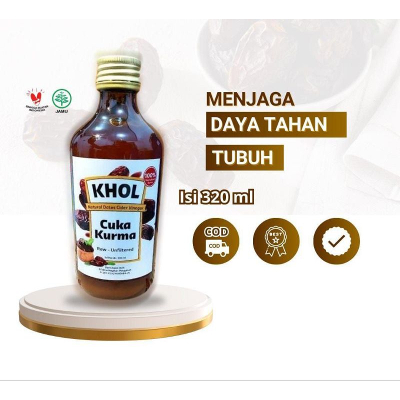 

Khol Cuka Kurma 320 ml Original | Natural Dates Cider Vinegar