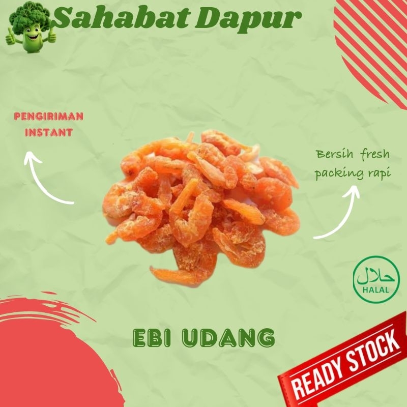 

Ebi udang kering - Sayuran pasar palembang - Sahabat dapur Delivery