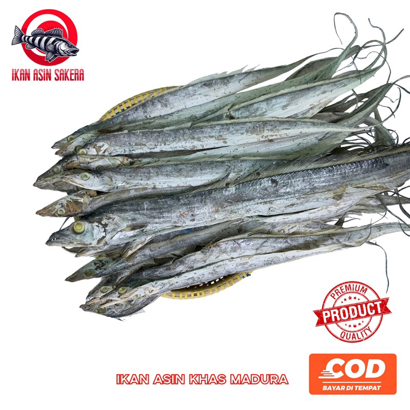 

Ikan Layur Asin Kualitas Super Khas Madura | Variasi 500 Gram & 1 Kg