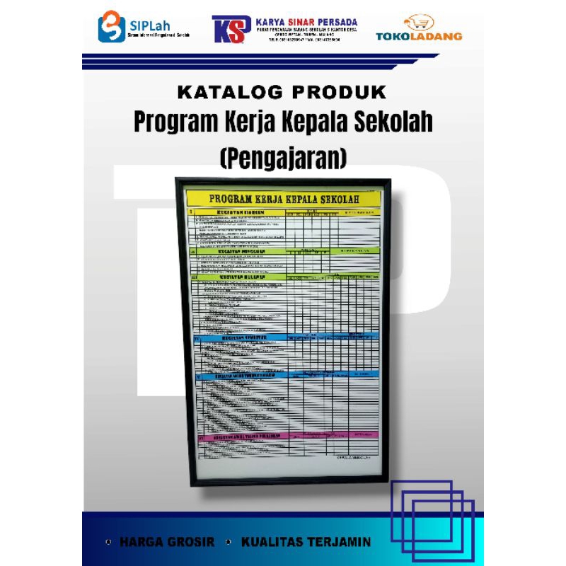 

Program Kerja Kepala Sekolah 120x80cm