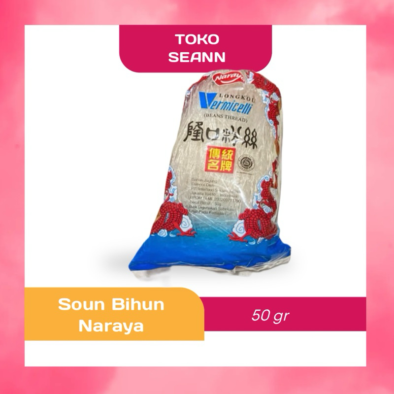 

Soun Bihun Naraya Longkou 50gr