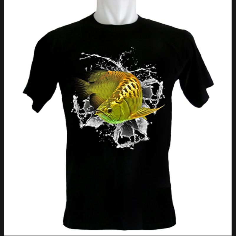 KAOS IKAN ARWANA GOLDEN RED INDONESIA