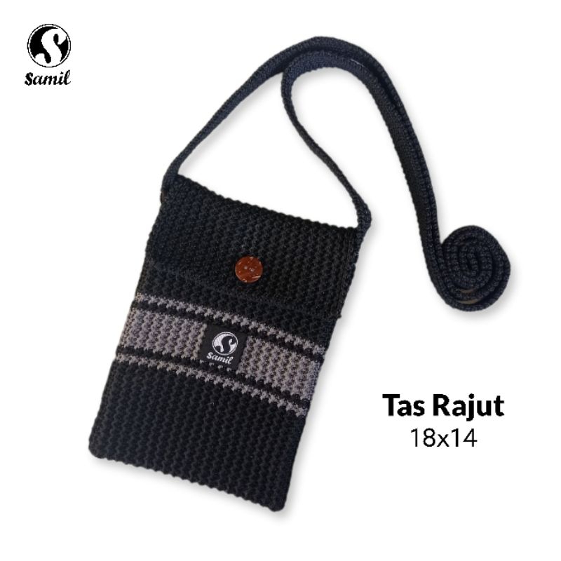 Tas Rajut Selempang Premium Wanita Slingbag Rajut Mini non Import Terbaru 2024 Souvenir Pesta Murah