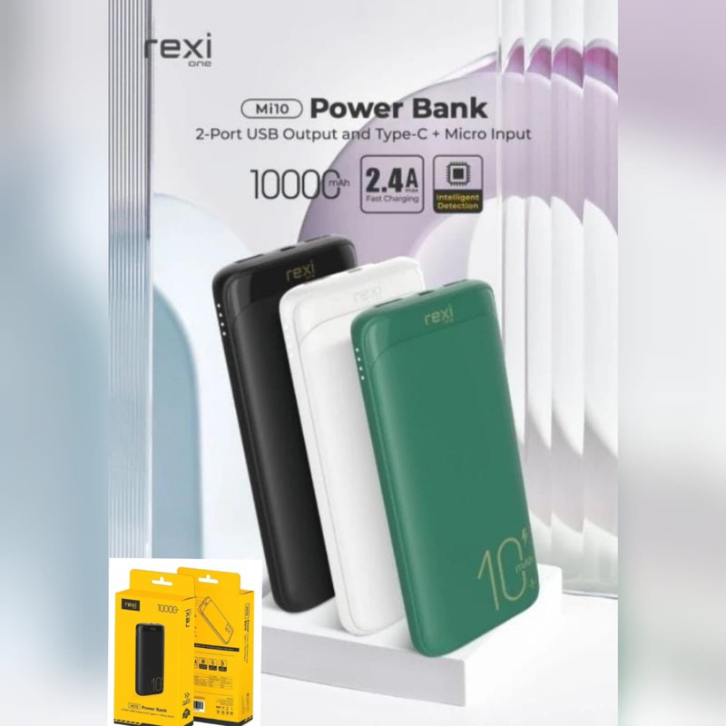 Powerbank Rexi MI10 10.000mAh 2 Port