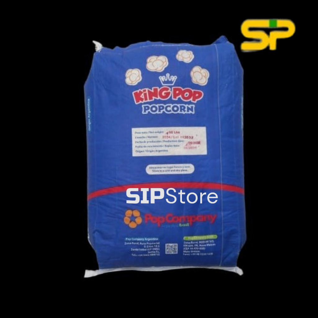 

POPCORN JAGUNG "KING POP" @22,68KG/ POPCORN JAGUNG MENTAH BIJI 1 SAK