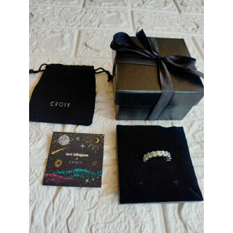 Preloved like new CROIX - Autre Solitaire X Jovi Adhiguna cincin wanita