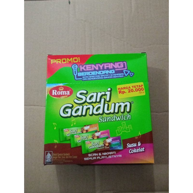 

ROMA SARI GANDUM 1 box isi 12