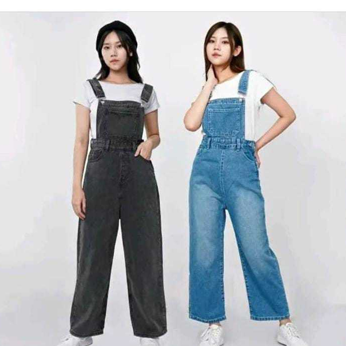 Overall Jumpsuit Wanita Baju Kodok Wanita Korea Style Viral
