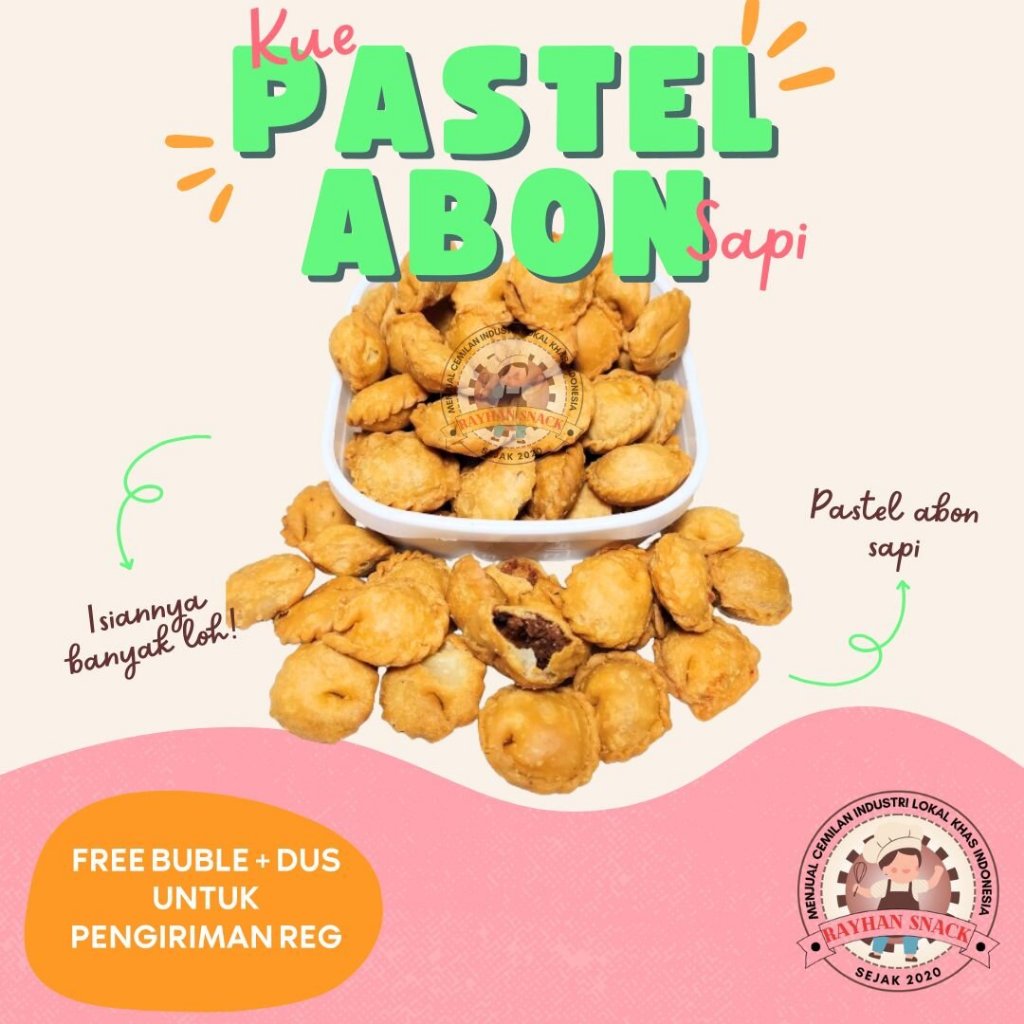 

Kue Pastel Abon Kering Sarikaya 250 Gram