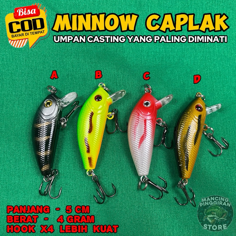 MINNOW CAPLAK / LURE MINNOW CAPLAK / UMPAN MINNOW CAPLAK / UMPAN KILLER