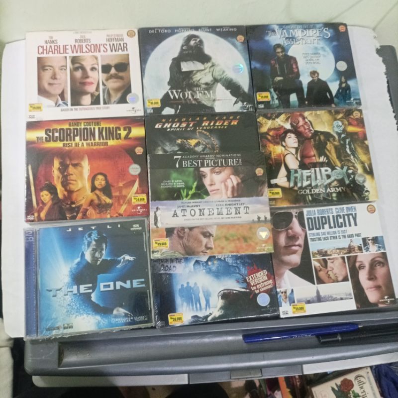 VCD original Atonement, Duplicity, the last House on the left, the one the Scorpion King 2 Rise of a