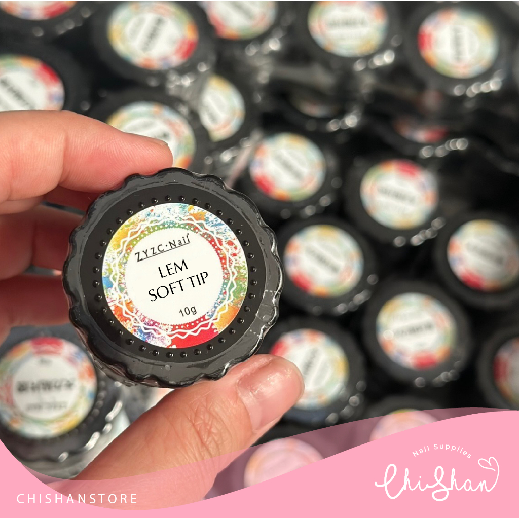 CHISHANSTORE - ZYZC GLUE TIP LEM SOFT TIP NAIL TIP NAIL ART