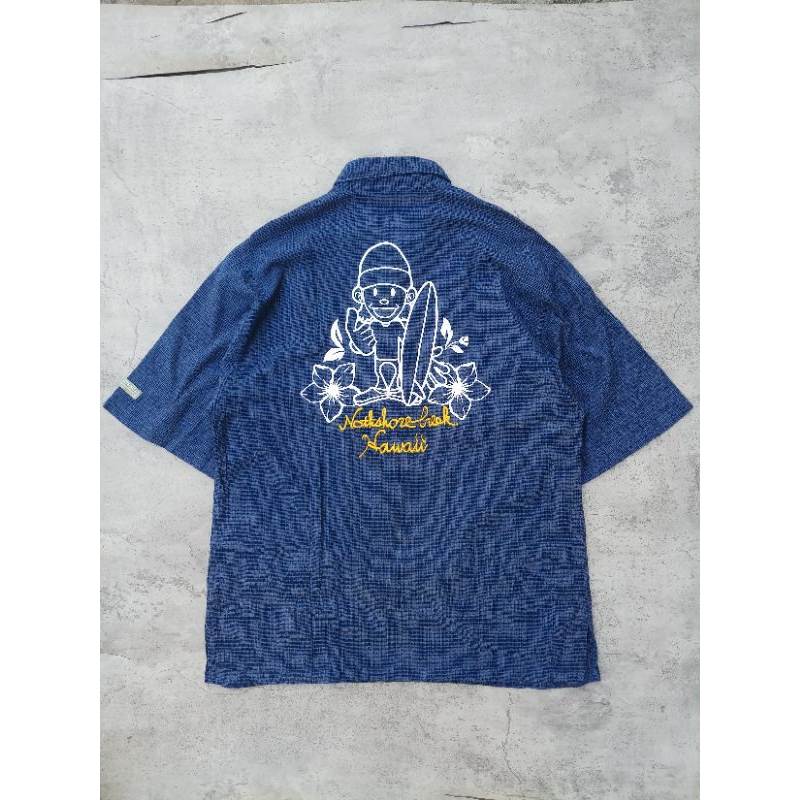 Kemeja dack dive billy second | hawaiian shirt | vintage hawaii | vintage art | kemeja motif second