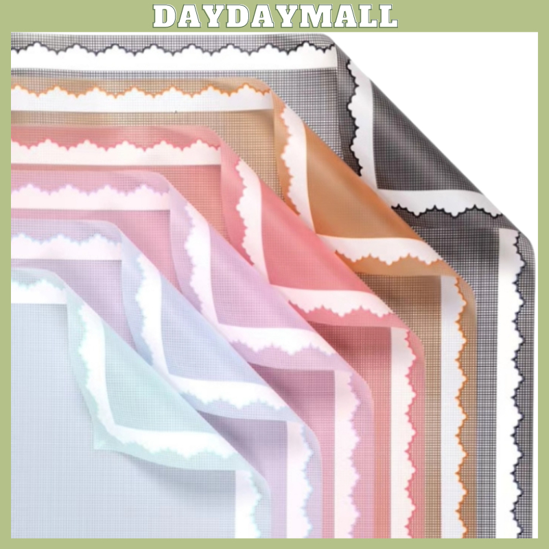

Kertas Bunga Buket Cellophane Warna Motif Brokat Renda Flower Wrapping 6033