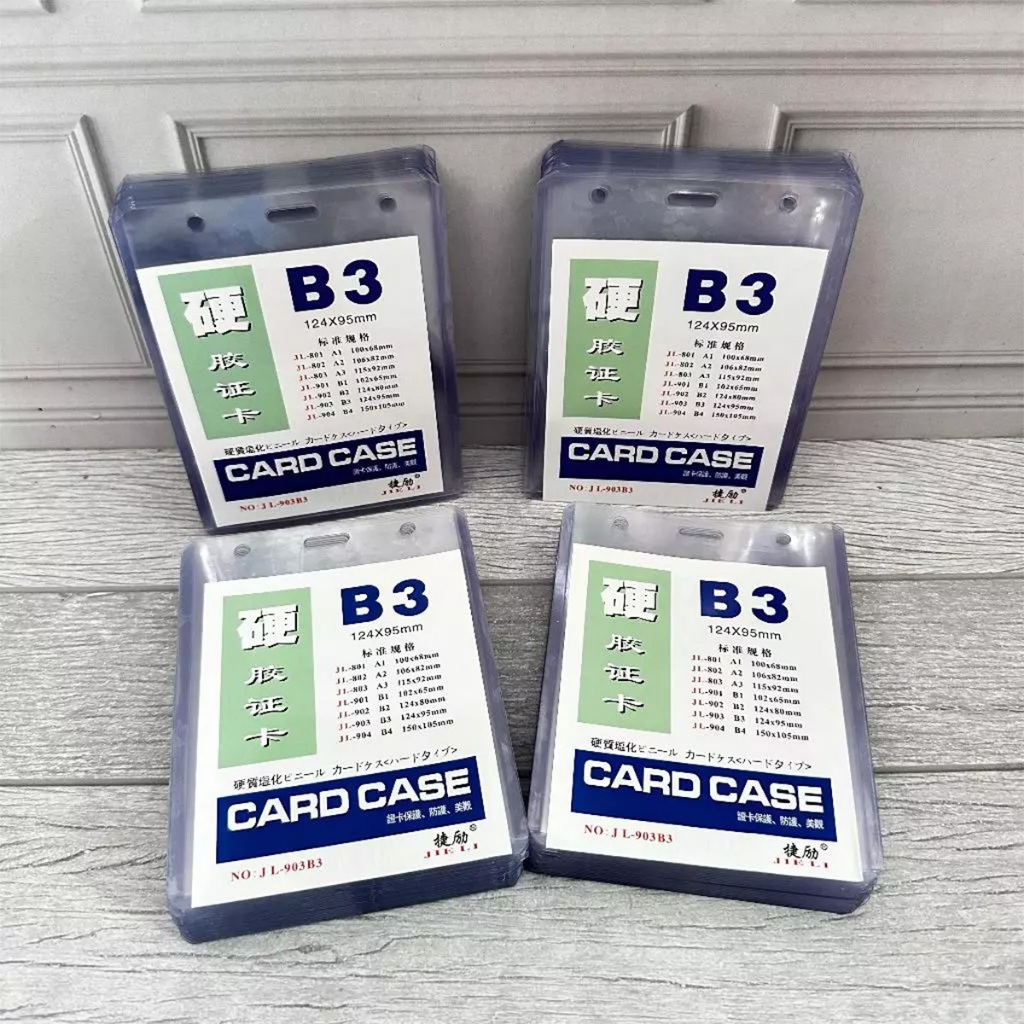 

NAME TAG ID CARD HOLDER HORIZONTAL PLASTIK TANDA PENGENAL B3