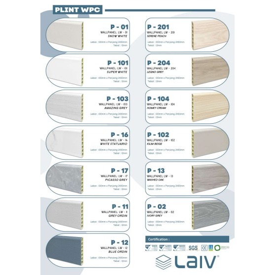 Plint | Skirting WPC LAIV 10 cm
