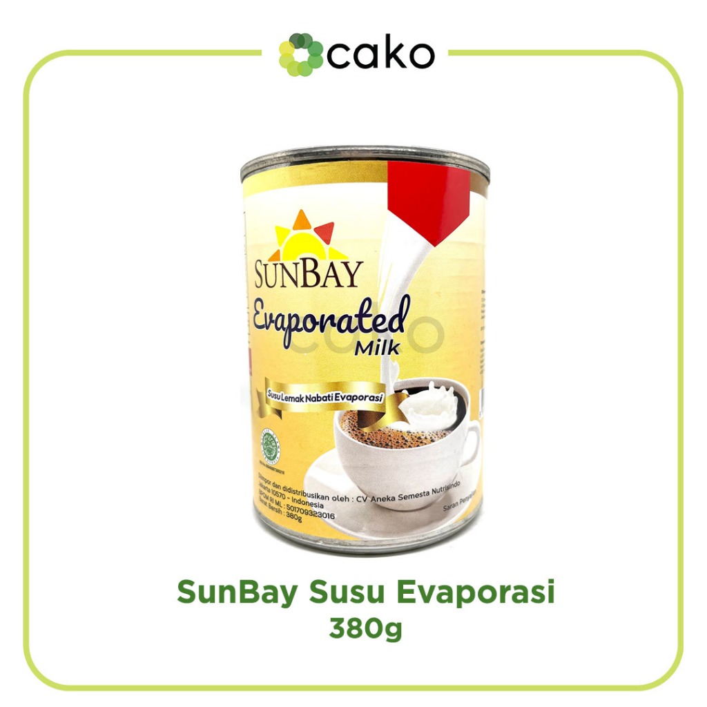 

Sunbay Susu Evaporasi 380g