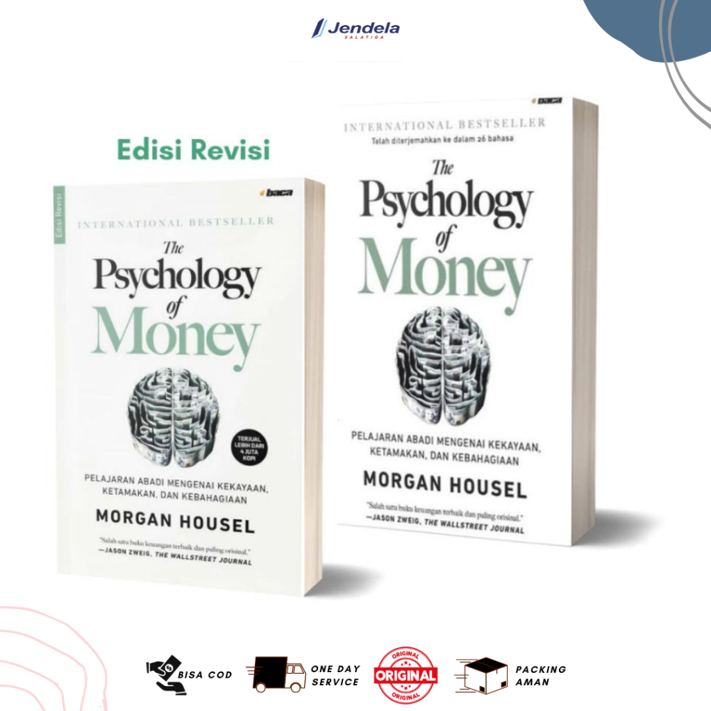 Buku The Psychology Of Money Morgan Housel - Psikologi Uang