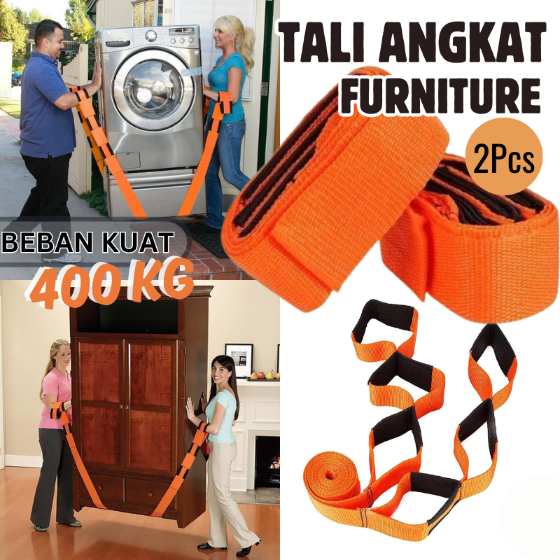 Tali Angkat Furnitur 2pc Alat Bantu Angkat Lemari Furniture Strap Pengangkat Barang