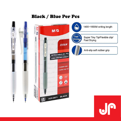 

M&G PULPEN GEL TITAN RECRACTABLE 0.5MM/PULPEN SEKOLAH ANAK AGPJ9071