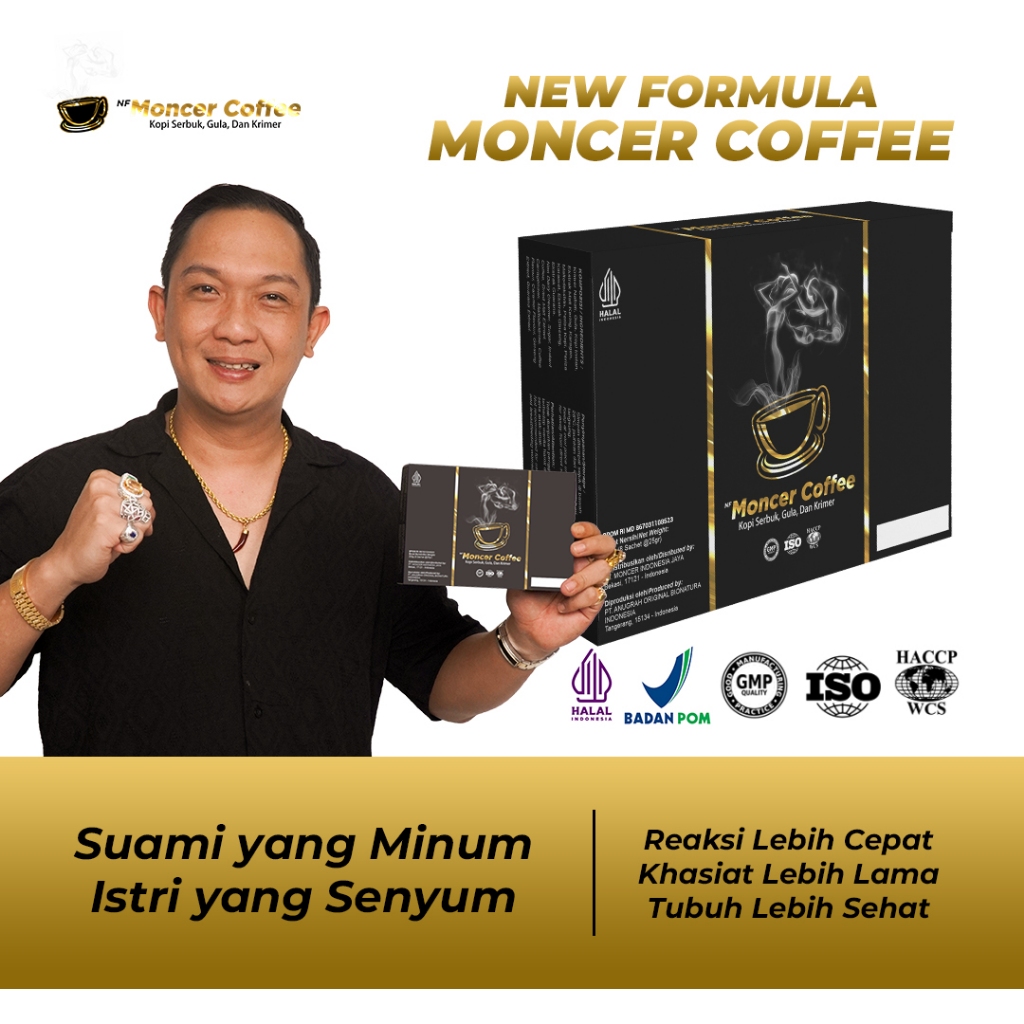 

NF Mooncer Coffee Original | Kopi Pilihan Pria Dewasa | Tanpa Efek Samping | Aman Dikonsumsi | Sudah Halal & BPOM
