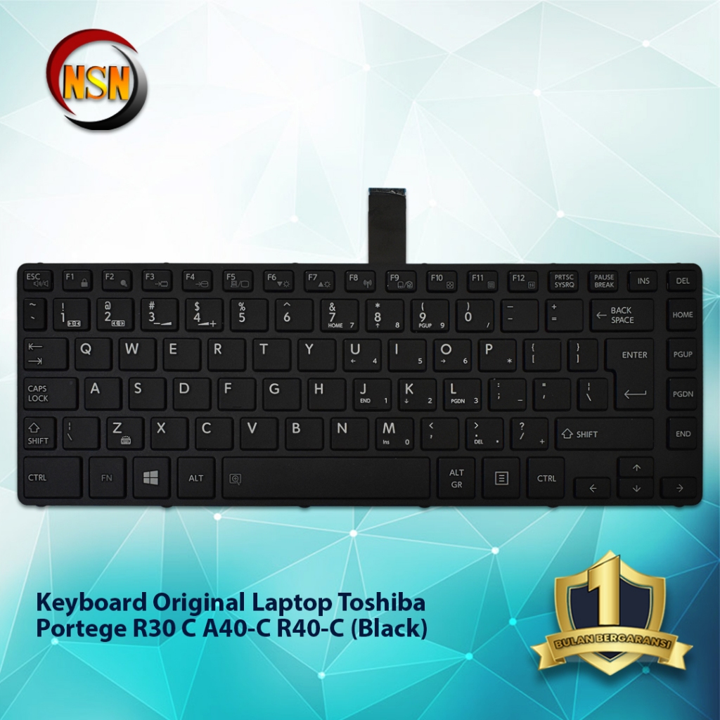 Keyboard Original Laptop Toshiba Portege R30 C A40-C R40-C