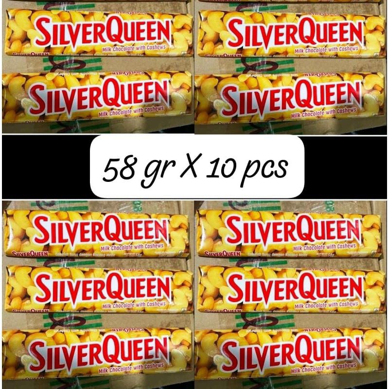 

QH Silverqueen 55gr Isi 10 Pcs - Coklat Silverqueen