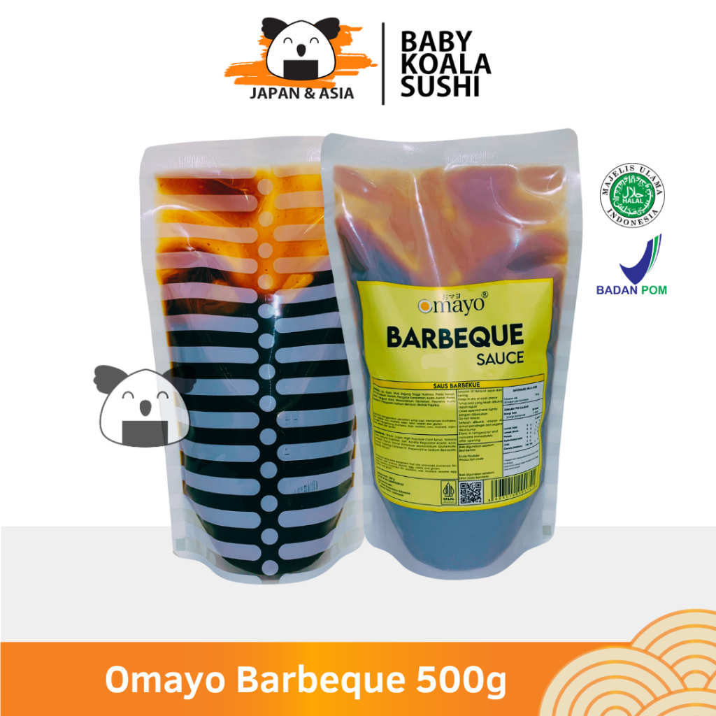 

OMAYO Barbeque Sauce 500 g Halal | Saus Bumbu Bakar BBQ