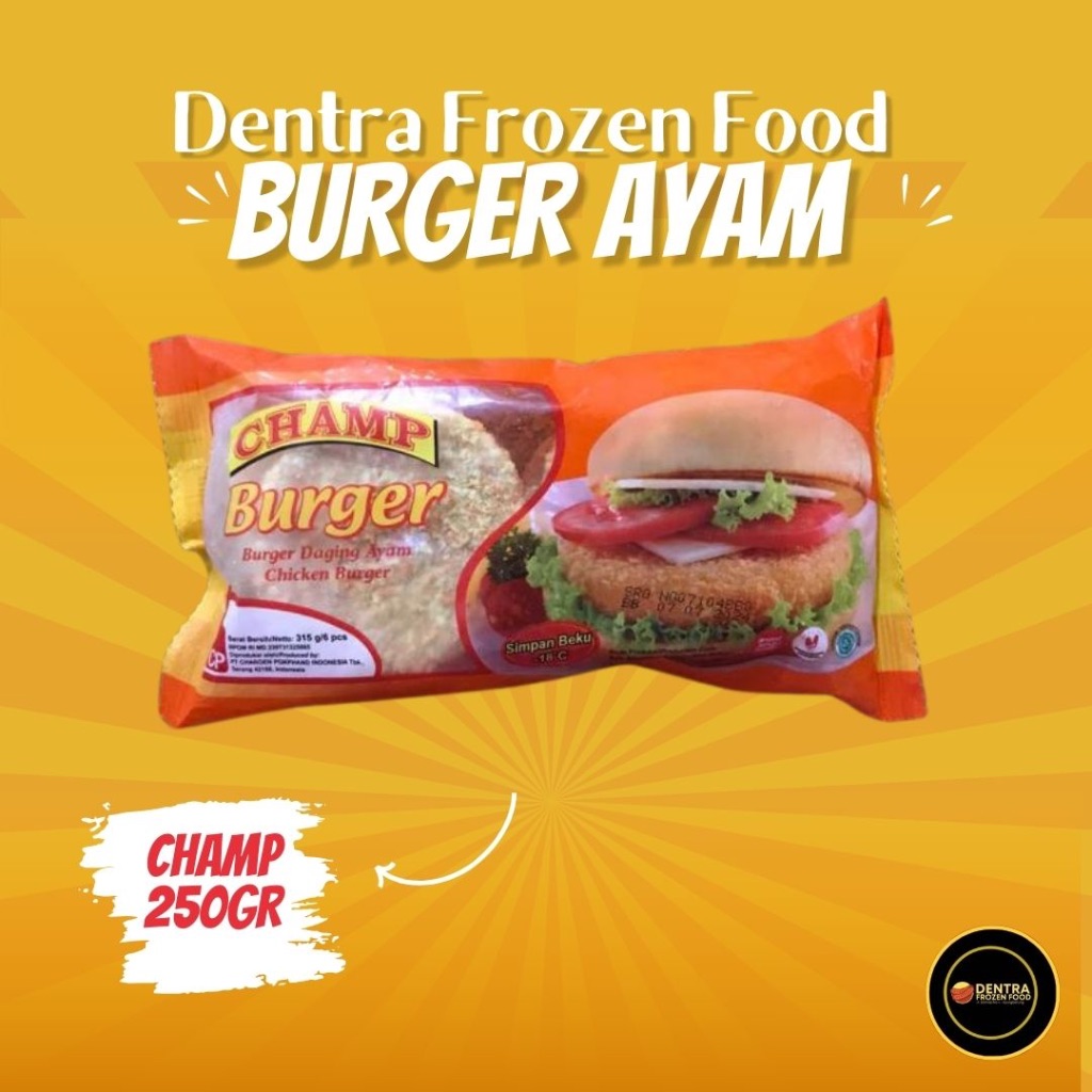 

CHAMP CHICKEN BURGER 315GR