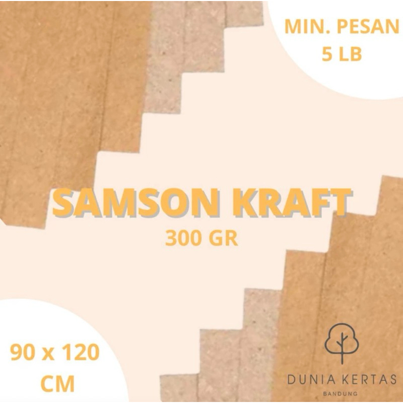 

MINIMAL PESAN 5 LEMBAR. Kertas samaon kraft cokelat 300 gsm (90x120)