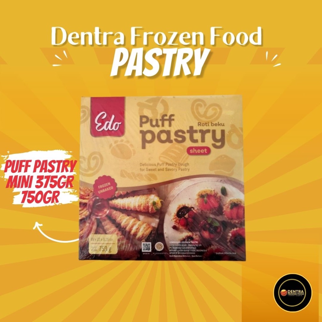 

EDO PUFF PASTRY SHEET 750GR, 375GR