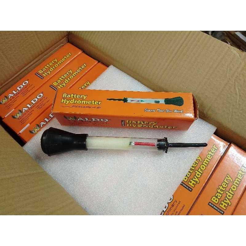 Battery hydrometer ALDO - alat test air aki