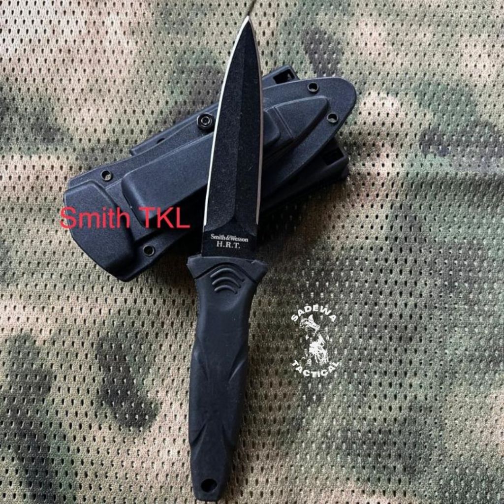 Pisau Tactical Kydex Smith / Pisau Tactical Outdoor + Teklock / Pisau Camping Survival Outdoor