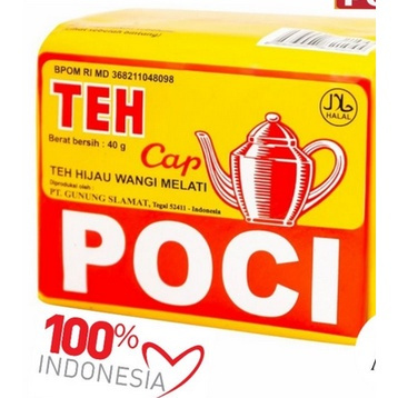 

[BN1] [ECER] Teh Hijau Wangi Cap Poci Kuning 40GR