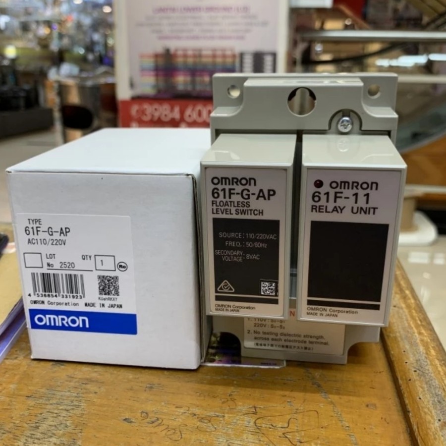 WLC 61fgap Water level Control 1 tangki Omron 61F - G - AP Pompa Air 61f-g-ap