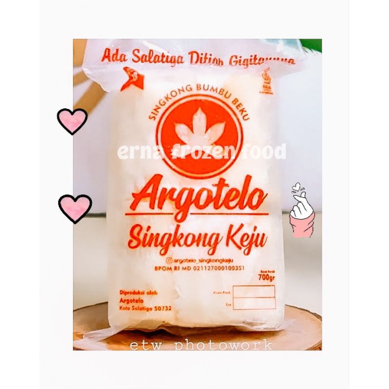 

[BEST SELLER] 700 gram Singkong bumbu ARGOTELO FROZEN Singkong keju singkong goreng