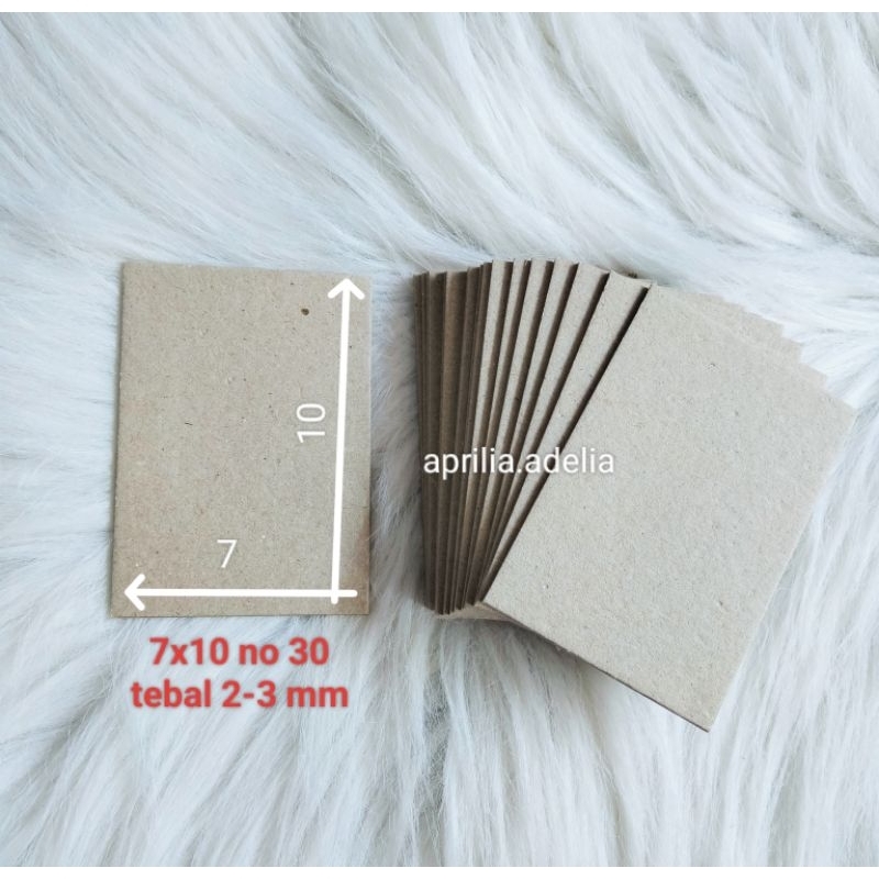 

(isi 20) A7 7x10 no 30 KARTON HARD BOARD/YELLOW BOARD/GREY BOARD