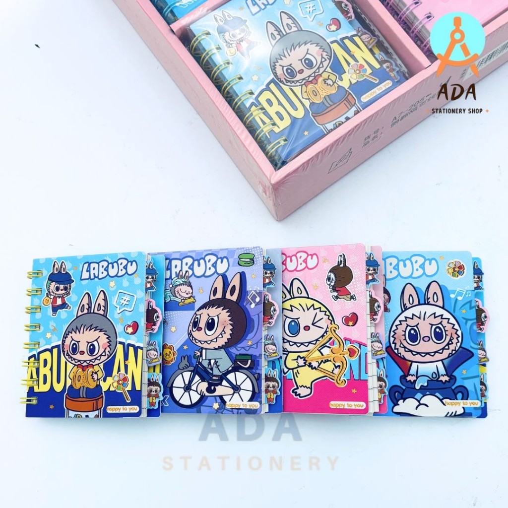 

notebook LABUBUu A7/ 205-4/ buku spiral labubuu