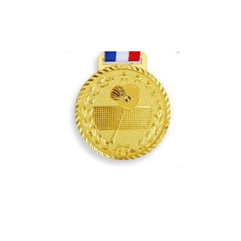 3pcs/Set Medali Kejuaraan Logam Medali Badminton 6cm Medali Bulutangkis Mendali Badminton
