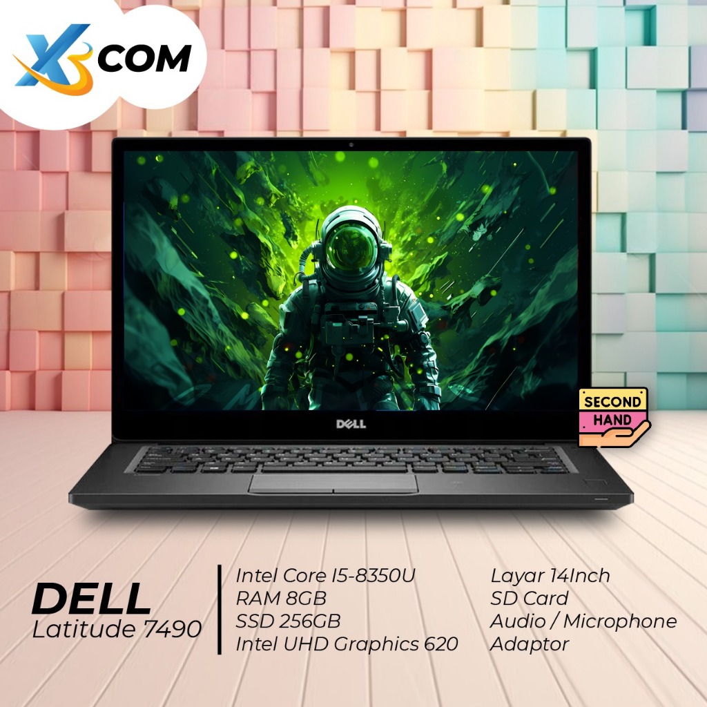 Laptop Dell Latitude 7490 Core i5 Gen 8 RAM 8GB SSD 256GB BERGARANSI