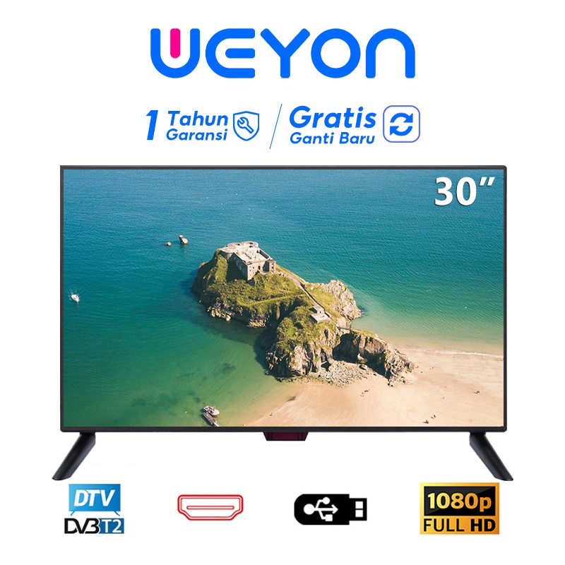 WEYON Digital LED TV 30 inch TV LED Digital TV FHD Televisi