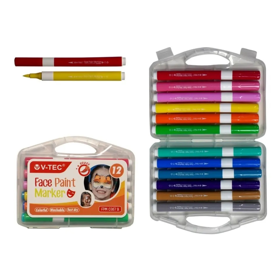 

V-Tec 12 Color Face Paint Marker FPM 0367 B