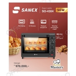 Sanex Oven Listrik Low Watt 30 Liter SO-4304