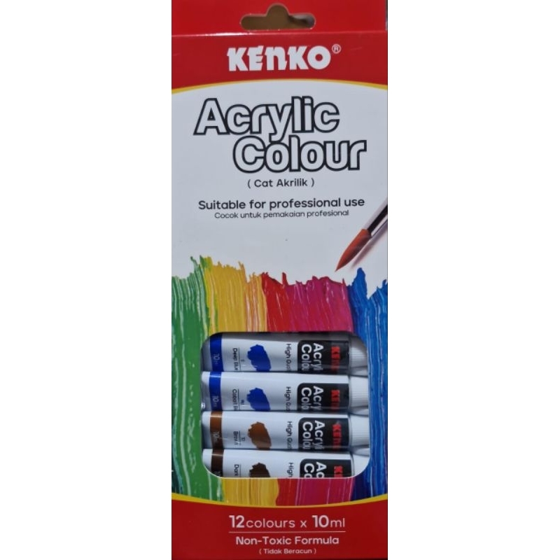 

CAT ACRYLIC COLOR ARC-10-12 KENKO / CAT AKRILIK KENKO 12 COLOR
