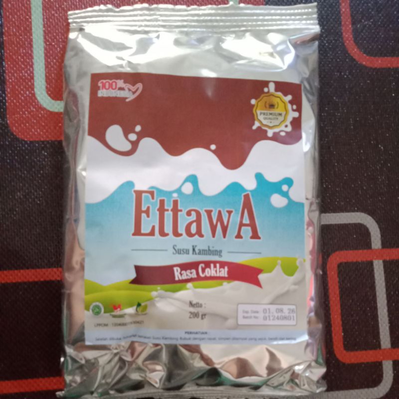 

Susu kambing etawa rasa coklat