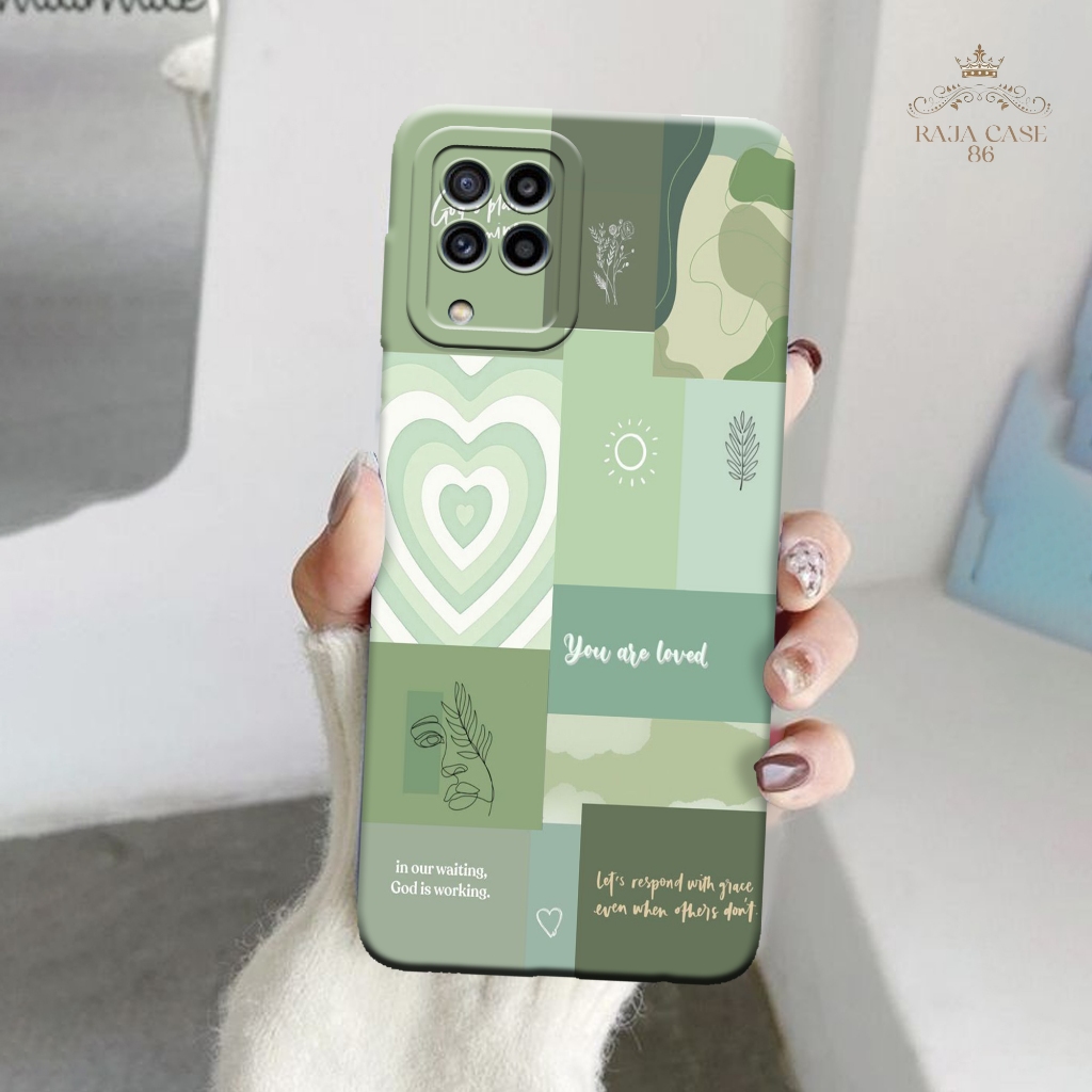 Case Samsung M32 / Samsung M22 -rajacase - Casing Samsung M32 - Motif case aesthetic - Samsung - Sof