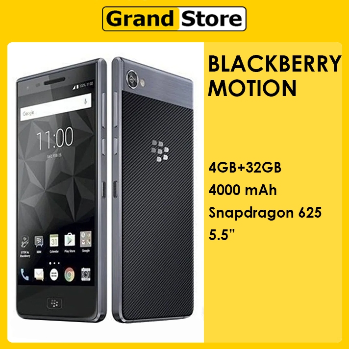 Blackberry Motion 4GB/32GB Android 7.1 original baru fullset GSM LTE all operator bisa whatsaapp wa 